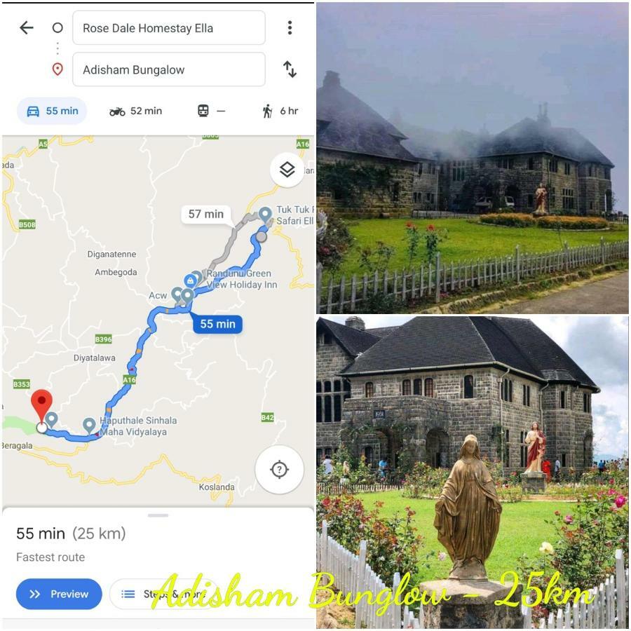 Rose Dale Homestay Ella Exteriér fotografie